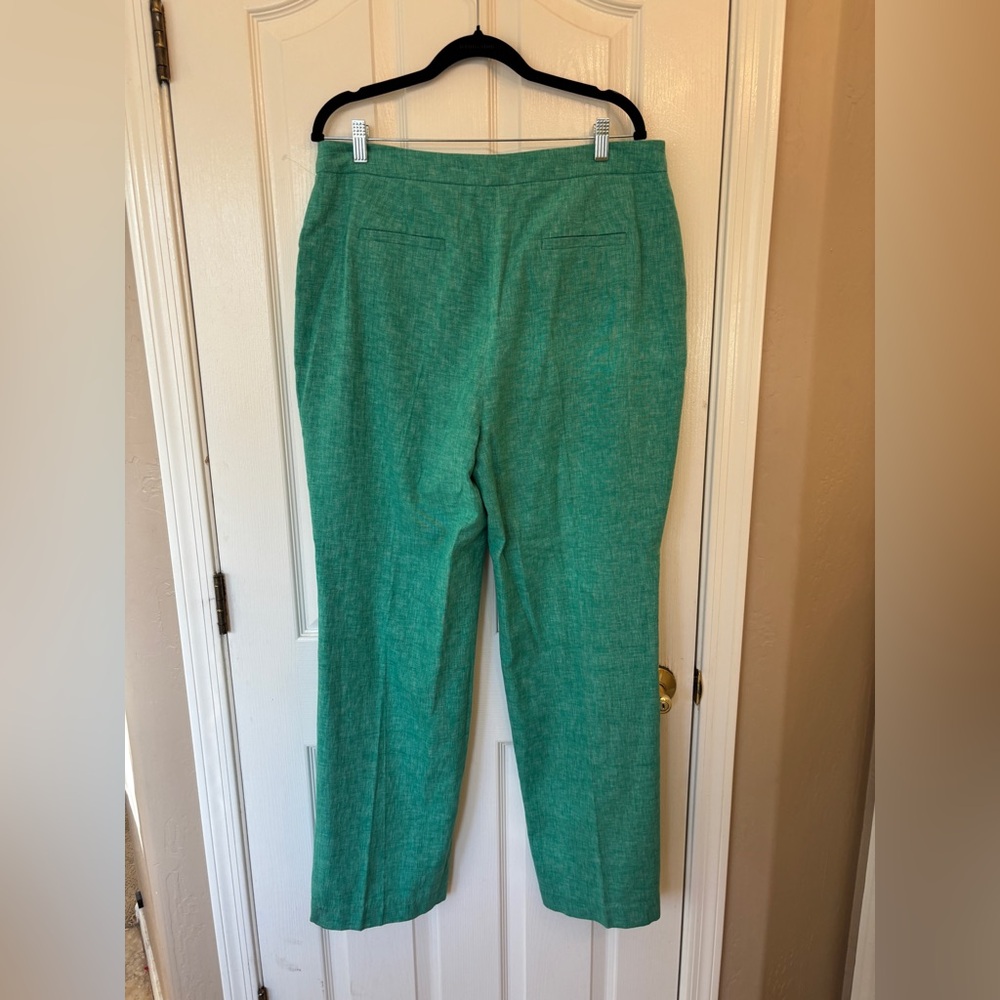 Elie Tahari Green Lined Women’s Pants Women’s Size 16 New Style #ETR41196 Work - Picture 9 of 11